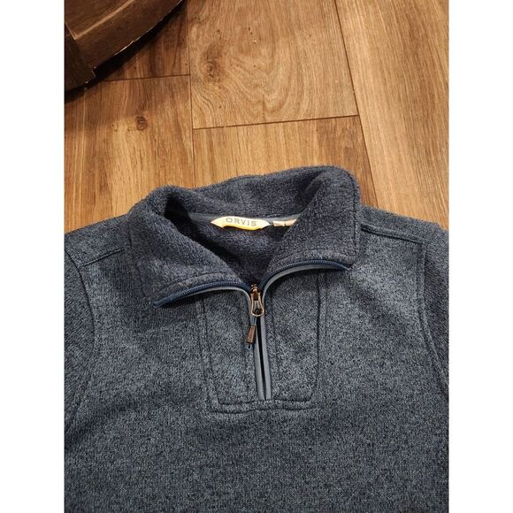 Orvis Recycled Polyester Quarter Zip‎ Pullover - Picture 3 of 6